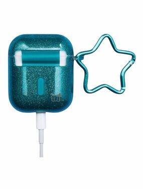 More Than Magic AirPod Hardshell Case in Glitter Green